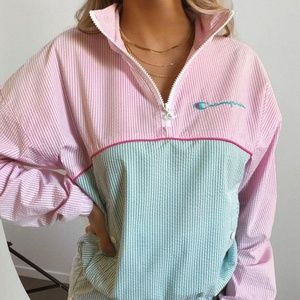 ALEXA POPE Seersucker Jacket - Sea Green XS